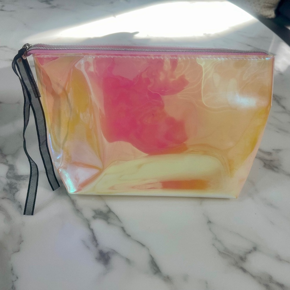 Lancome iridescent cosmetic bag (makeup case)